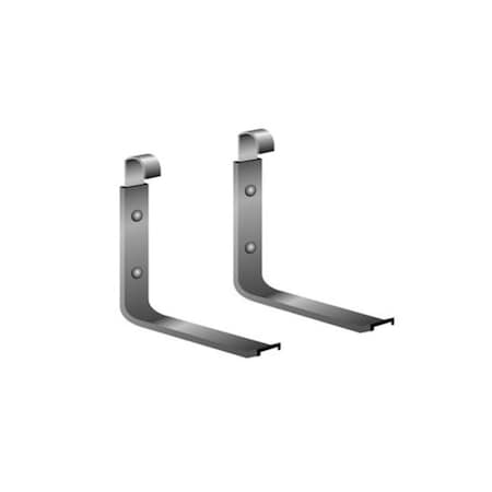 Dare2Decor Wall-Mount Plant Bracket Black Aluminum DA3242004